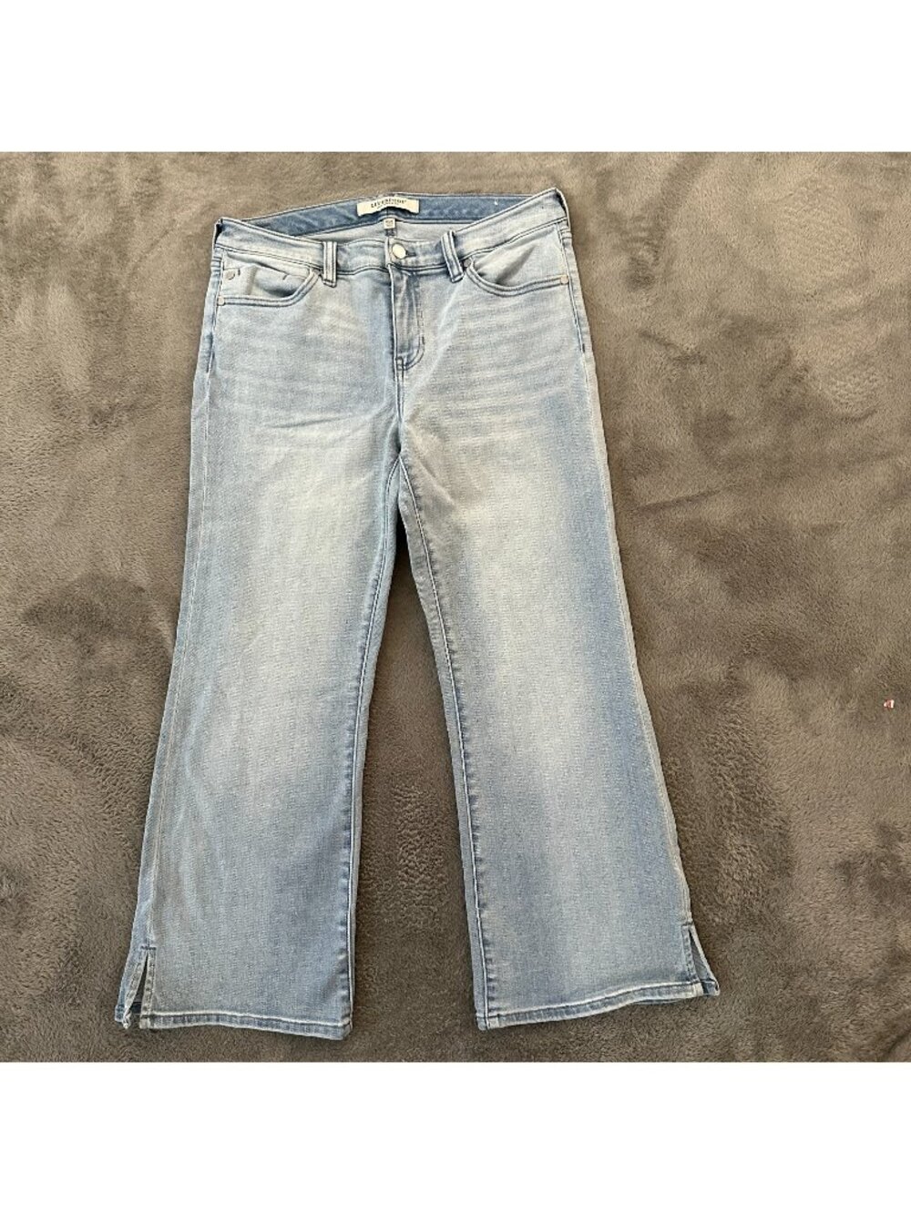 Liverpool Jeans Co Hannah Crop Flare High Rise Jeans Women's size 8 29